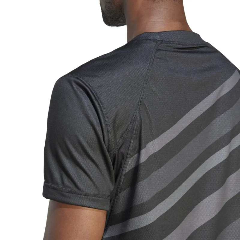 Adidas Men FreeLift Pro Tennis Shirt - Black