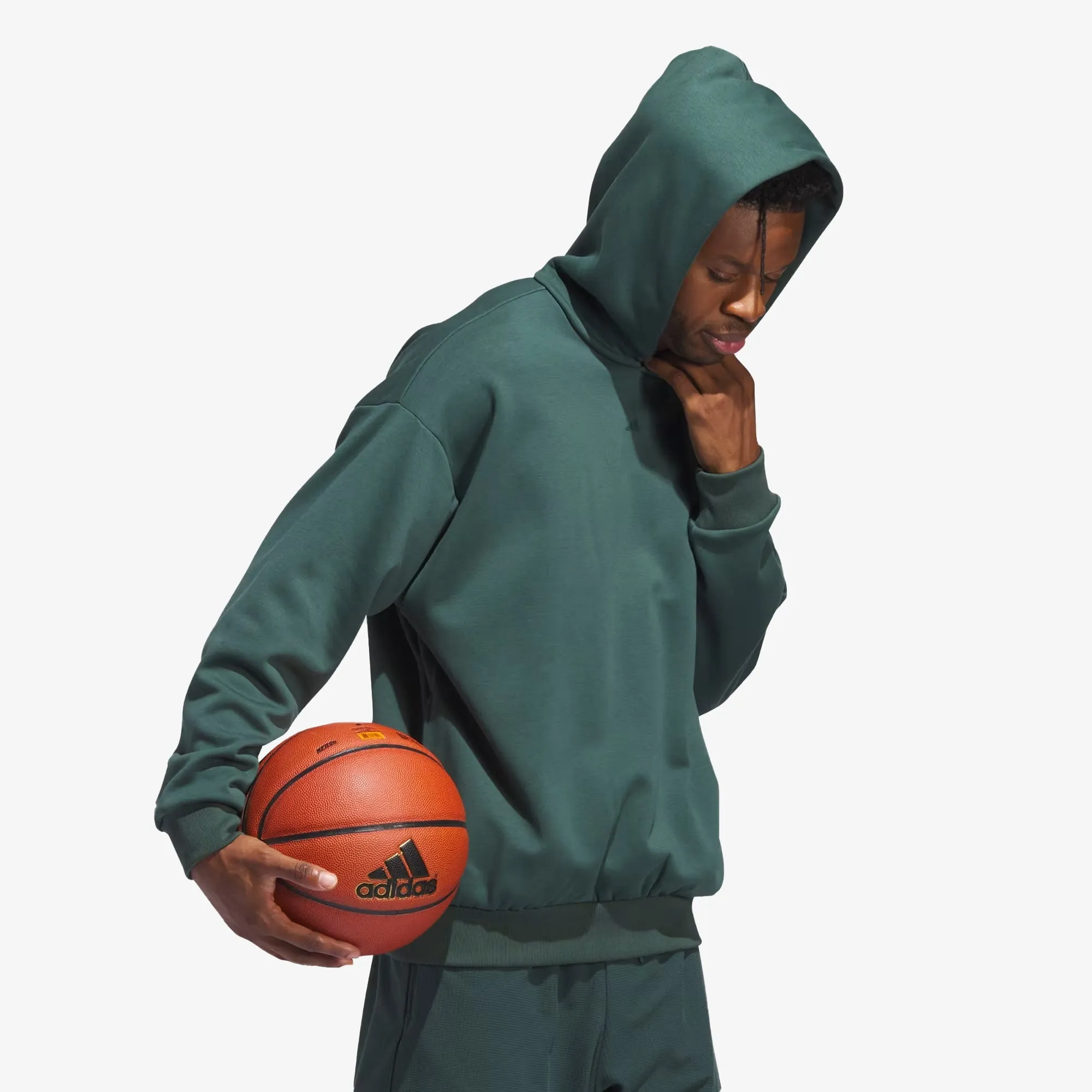 Adidas Originals | BASKETBALL HOODIE  { MINERAL GREEN