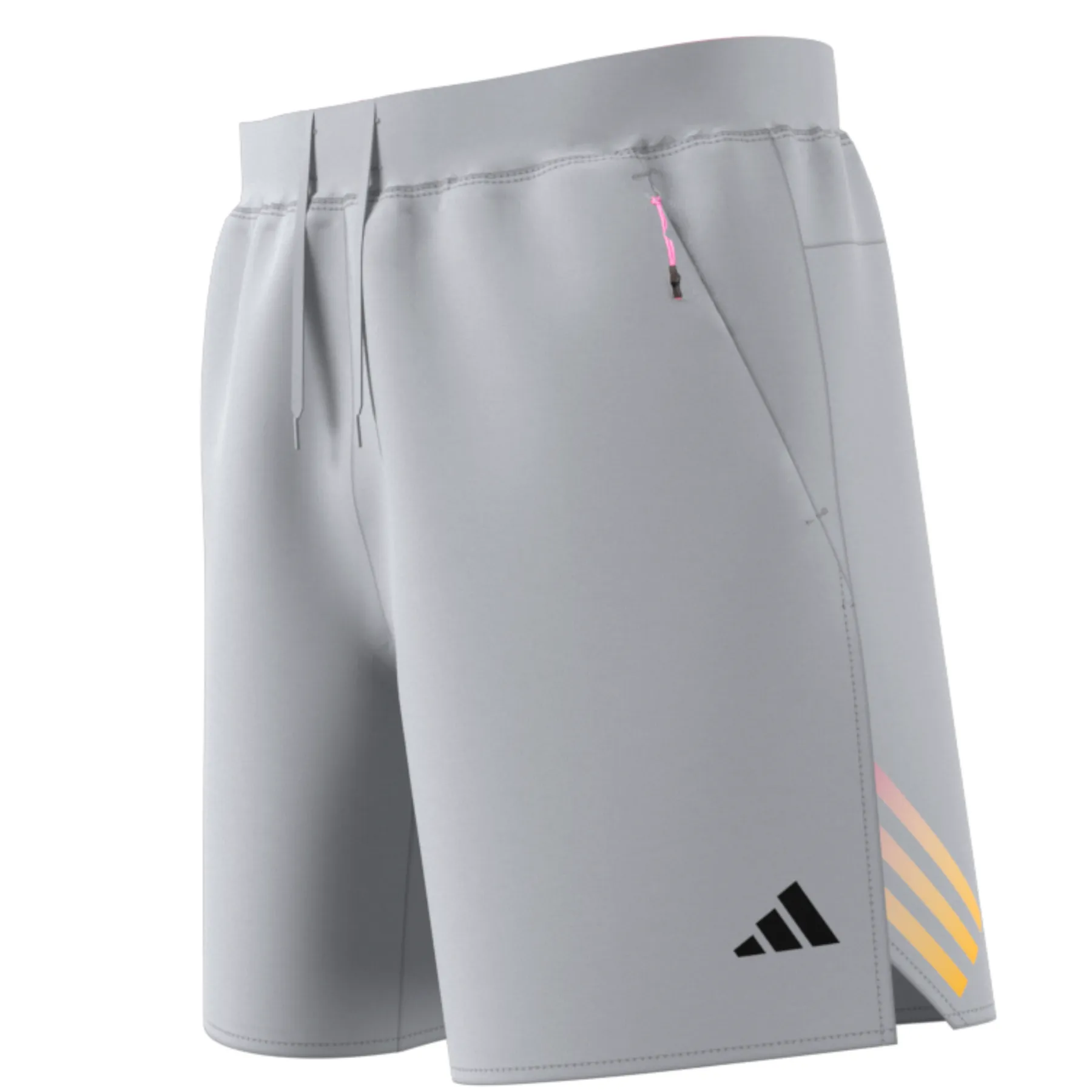 Adidas Performance TI 3S Tennis Short - Light Solid Grey