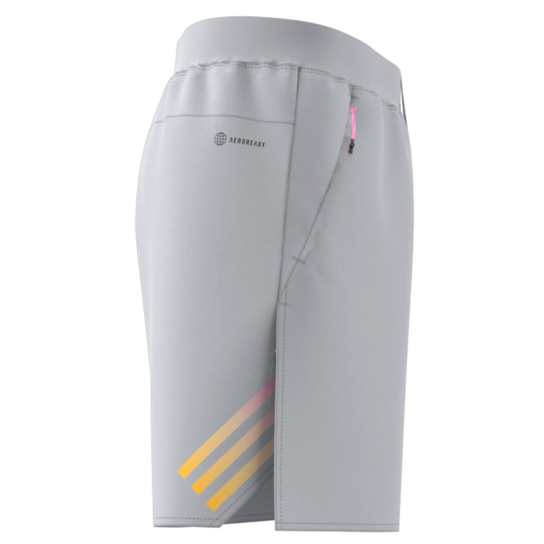 Adidas Performance TI 3S Tennis Short - Light Solid Grey