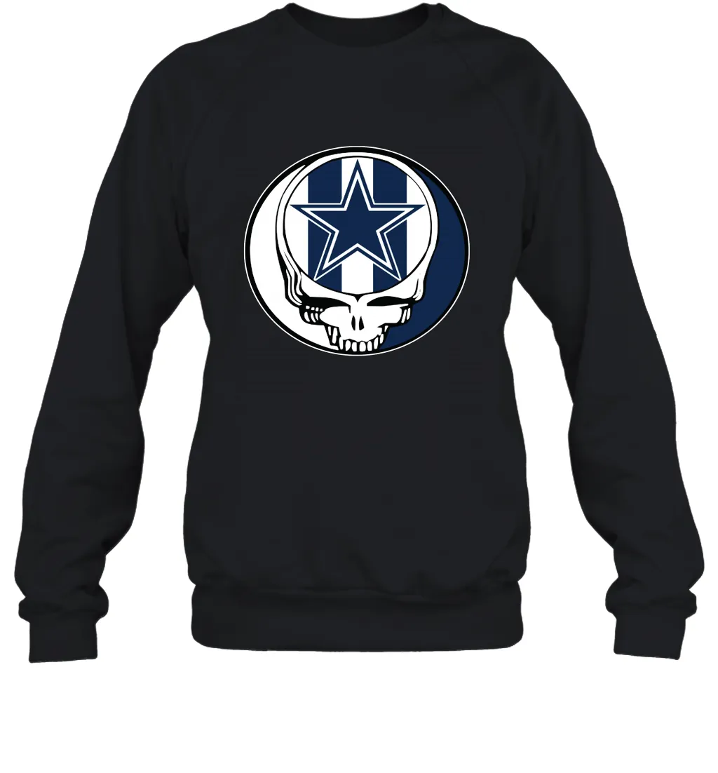 Dallas Cowboys Grateful Dead Steal Your Face NFL Football Adult Sweatshirt