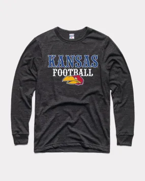 Kansas Football Black Long Sleeve T-Shirt