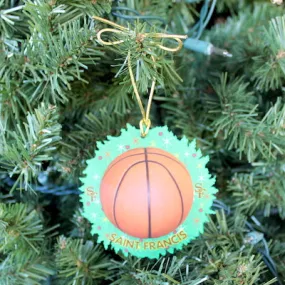 Ornament/Wreath,  SAINT FRANCIS BASKETBALL