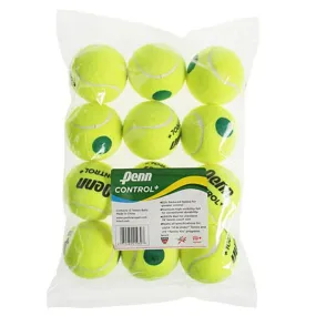 Penn Control   Green Dot Tennis Balls (12 Pack)